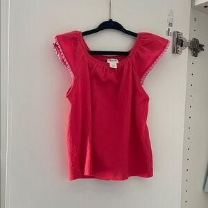 Crewcuts Vibrant Pink Sleeveless Top